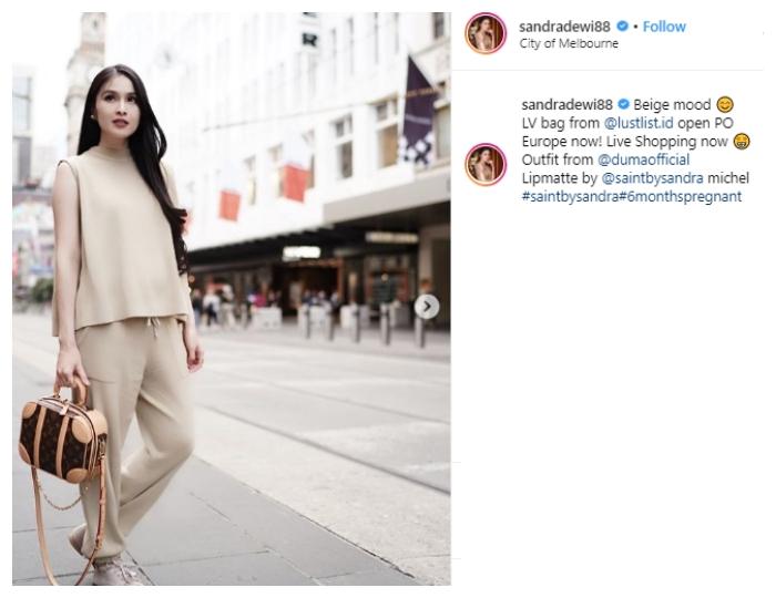 Sandra Dewi. (Instagram/@sandradewi88)
