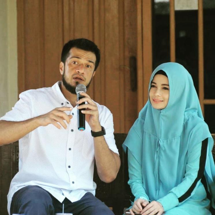 Artis Jihan Fahira dan suaminya, Primus Yustisio. [Instagram]