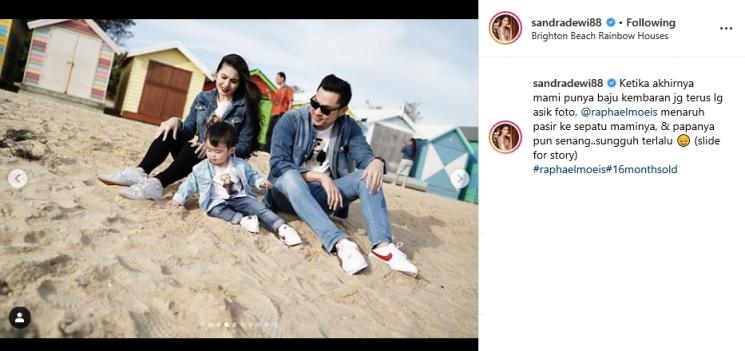 Harvey Moeis dan Raphael (Instagram/@sandradewi88)