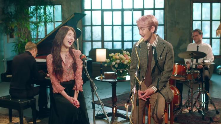 Baekhyun EXO dan Suzy (Soompi)