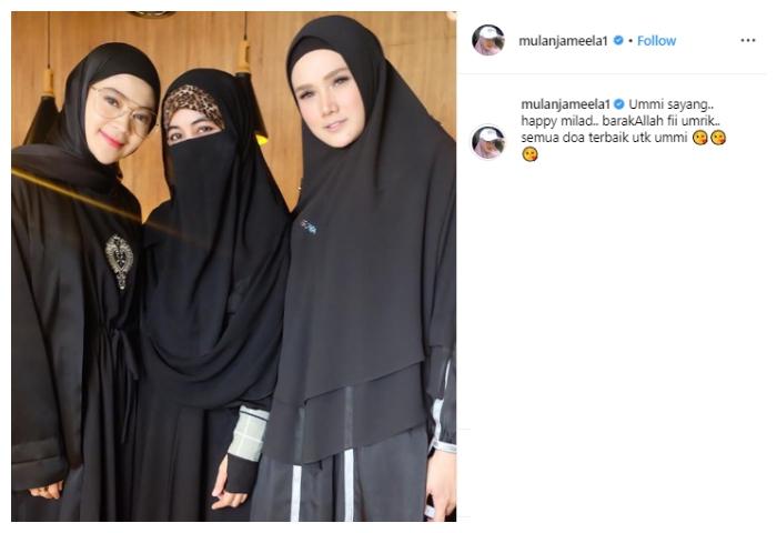 Mulan Jameela dan Ummi Pipik. (Instagram/@mulanjameela1)