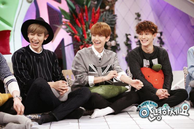 Chanyeol, Baekhyun dan Chen EXO (Soompi)