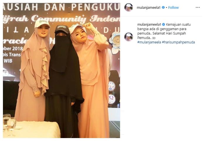 Mulan Jameela dan Ummi Pipik. (Instagram/@mulanjameela1)