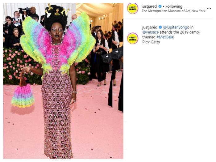 Lupita Nyongo. (Instagram/@justjared)