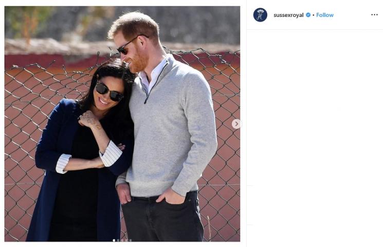 Meghan Markle dan Pangeran Harry (Instagram/@sussexroyal)