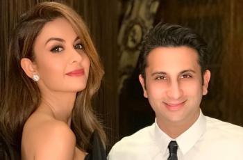 Natasha Poonawalla dan suami (Instagram/@natasha.poonawalla)