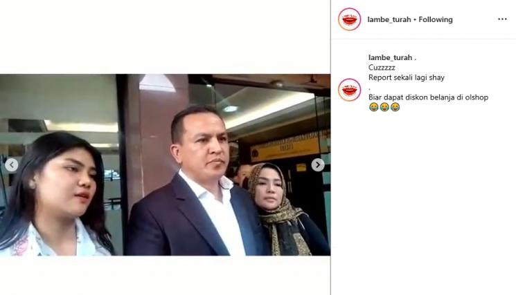 Rosa Meldianti (Instagram/@lambe_turah)
