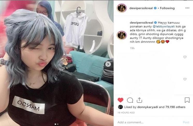 Lebby Wilayati (Instagram @dewiperssikreal)