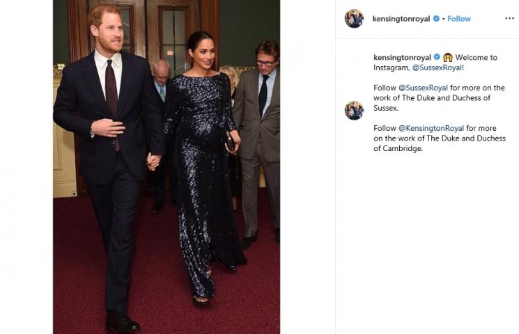 Meghan Markle dan Pangeran Harry (Instagram/@kensingtonroyal)