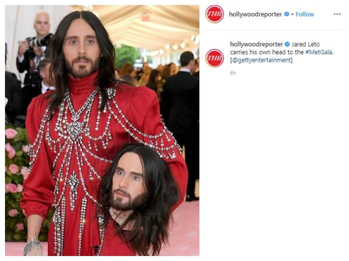 Jared Letto. (Instagram/@hollywoodreporter)