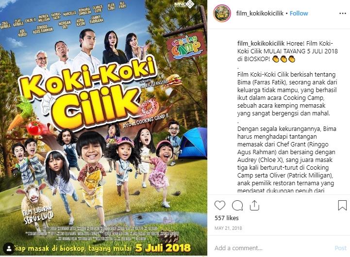 Koki Koki Cilik. (Instagram/@film_kokikokicilik)