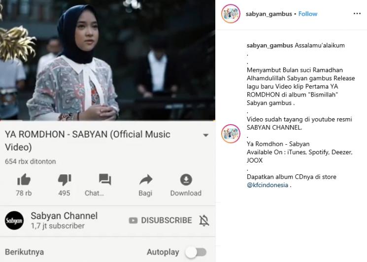 Sabyan Gambus (Instagram/@sabyan_gambus)