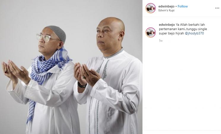 Jodhy dan Teuku Edwin Super Bejo (Instagram/@edwinbejo)