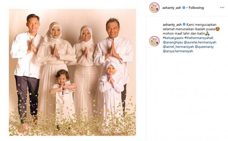 Ashanty dan Keluarga (Instagram/@ashanty_ash)