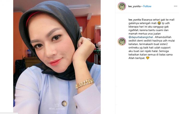 Yunita Lestari (Instagram/@lee_yunita)