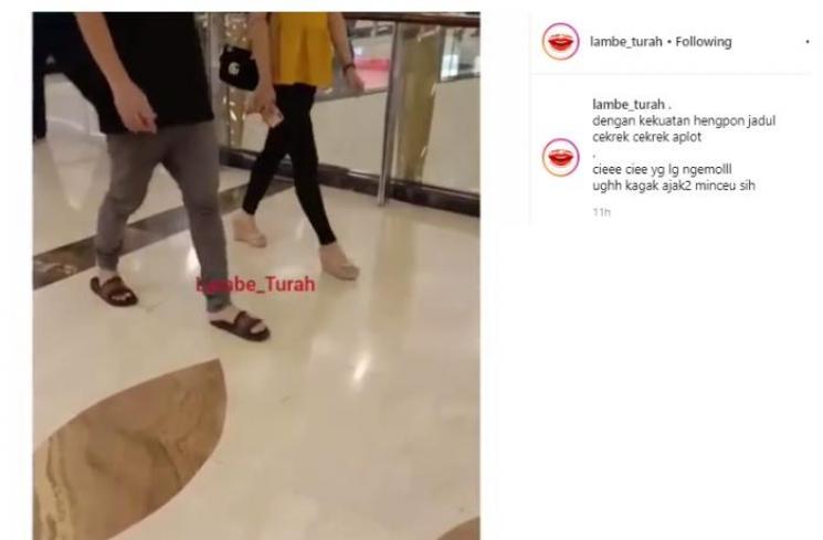 Billy Syahputra dan Elvia Cerolline. (Instagram/@lambe_turah)