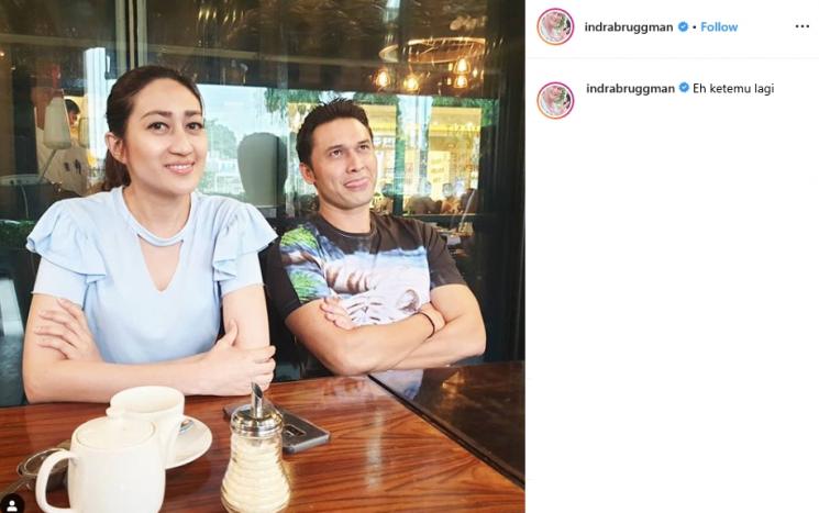 Indra Bruggman dan Helmalia Putri (Instagram/@indrabruggman)