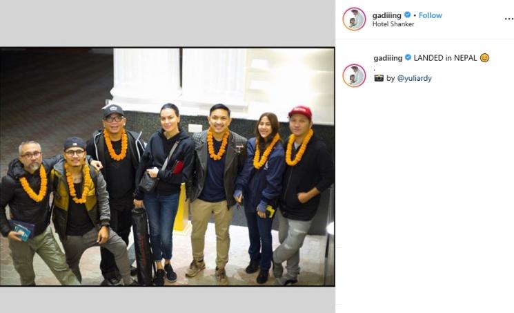Gading Marten dan Sophia Latjuba (Instagram/@gadiiing)
