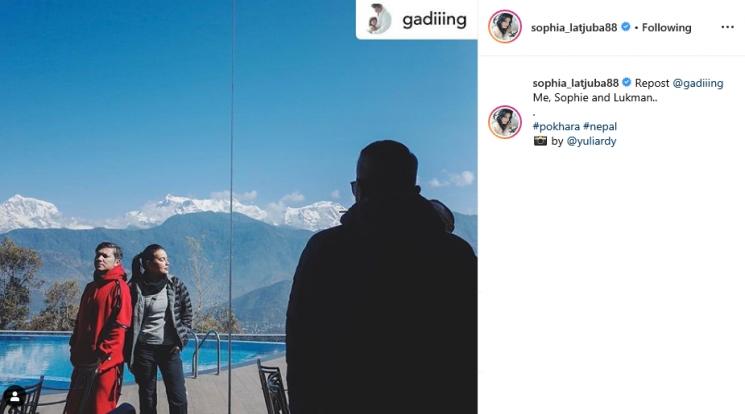 Gading Marten dan Sophia Latjuba (Instagram/@sophia_latjuba88)
