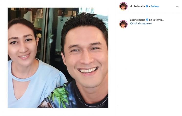 Indra Bruggman dan Helmalia Putri (Instagram/@akuhelmalia)