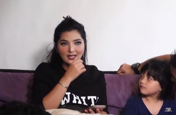 Arsy ngambek ke Ashanty kerena disebut rempong. (YouTube/The Hermansyah A6)
