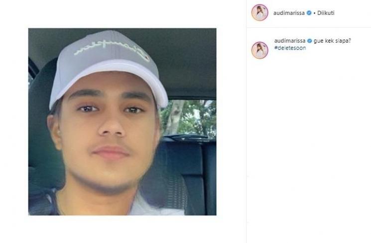 Audi Marissa jadi cowok. (Instagram/@audimarissa)