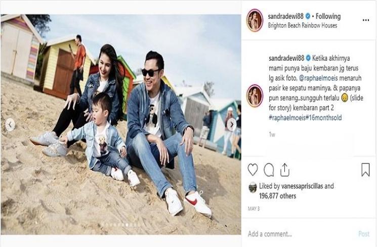 Harvey Moeis dan Raphael Moeis (Instagram @sandradewi8)