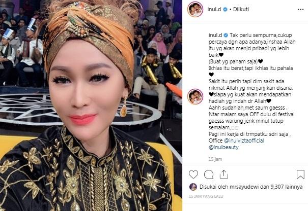 Curhat Inul Daratista absen di Panggung Ramadan 2019. [Instagram]