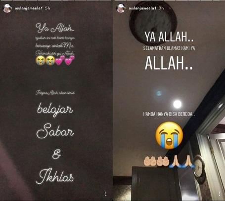 Munajat Mulan Jameela di Instagram.