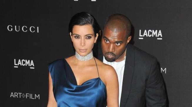 Kim Kardashian dan Kanye West (Shutterstock)