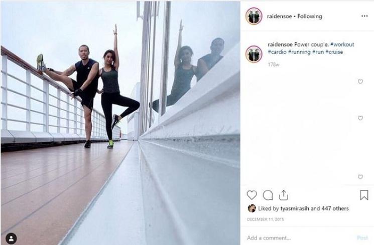 Tyas Mirasih dan Raiden Soedjono (Instagram @raidensoe)