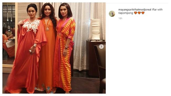 Geng Kepompong. (Instagram/@mayangsaritrihatmodjoreal)