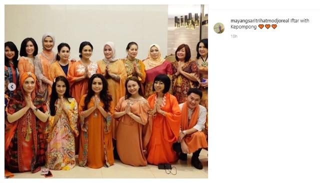 Geng Kepompong. (Instagram/@mayangsaritrihatmodjoreal)