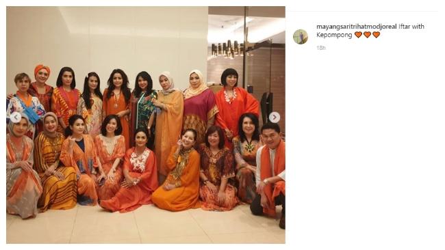 Geng Kepompong. (Instagram/@mayangsaritrihatmodjoreal)
