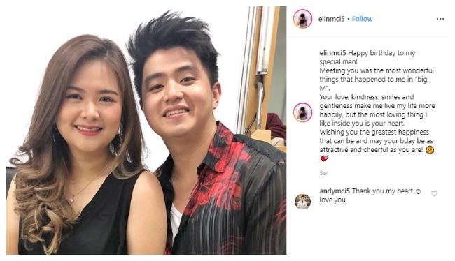Elin dan Andy Masterchef Indonesia. (Instagram/@elinmci5)