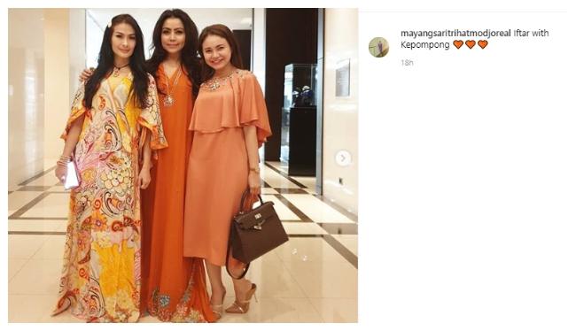 Geng Kepompong. (Instagram/@mayangsaritrihatmodjoreal)