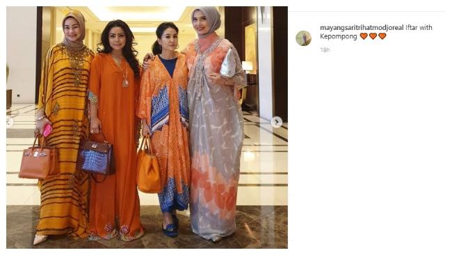 Geng Kepompong. (Instagram/@mayangsaritrihatmodjoreal)