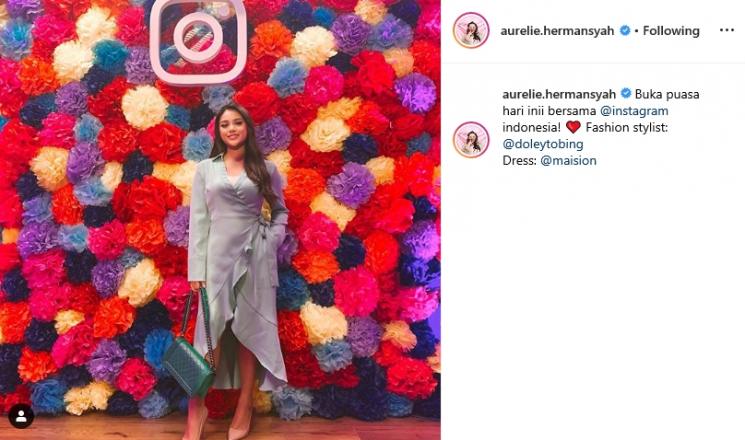 Aurel (Instagram/@aurelie.hermansyah)