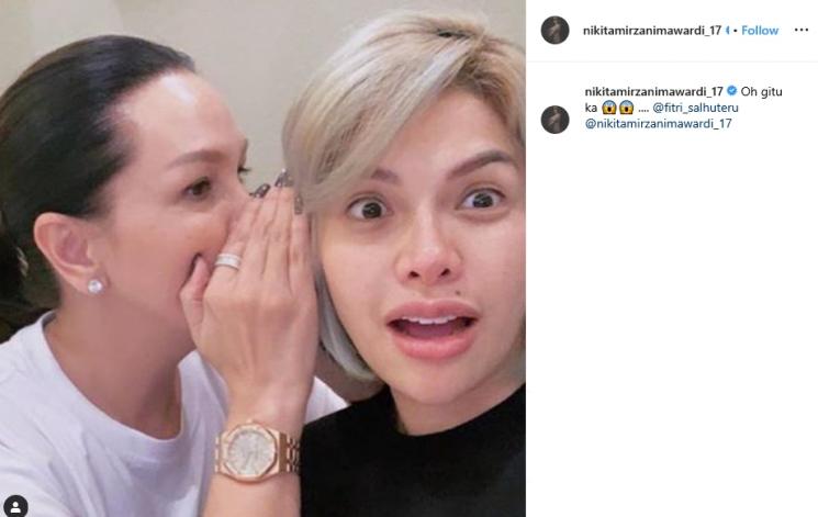 Nikita Mirzani dan Fitri Salhuteru (Instagram/@nikitamirzanimawardi_17)