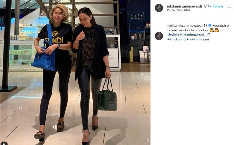 Nikita Mirzani dan Fitri Salhuteru (Instagram/@nikitamirzanimawardi_17)