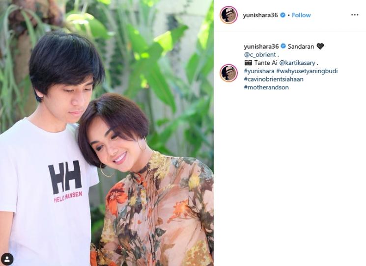 Cavin Siahaan dan Yuni Shara (Instagram/@yunishara36)