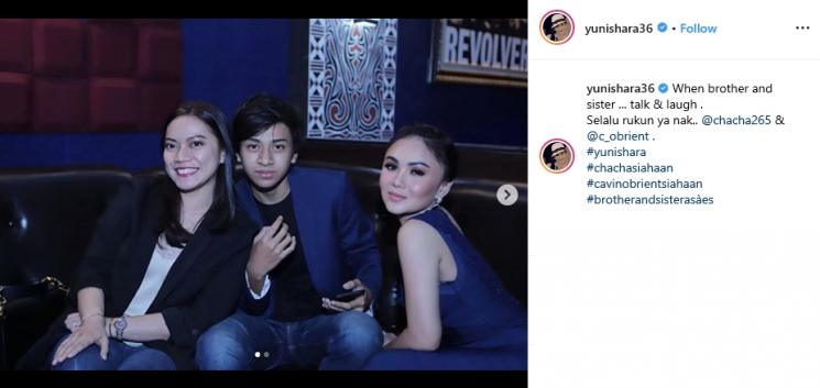 Cavin Siahaan dan Yuni Shara (Instagram/@yunishara36)