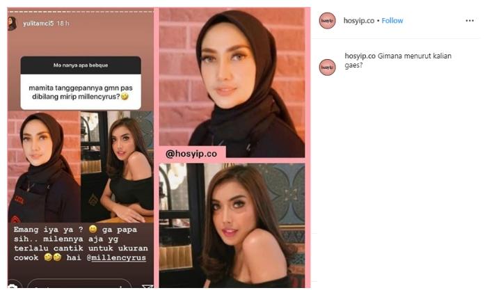Yulita Masterchef tanggapi pertanyaan netizen. (Instagram/@hosyip.co)