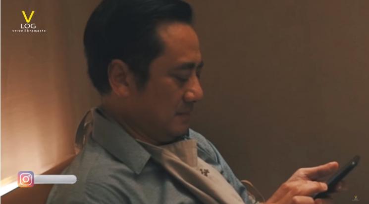 Reaksi Ivan Fadilla saat bertemu Venna Melinda. (Youtube/@VRLBramasta)