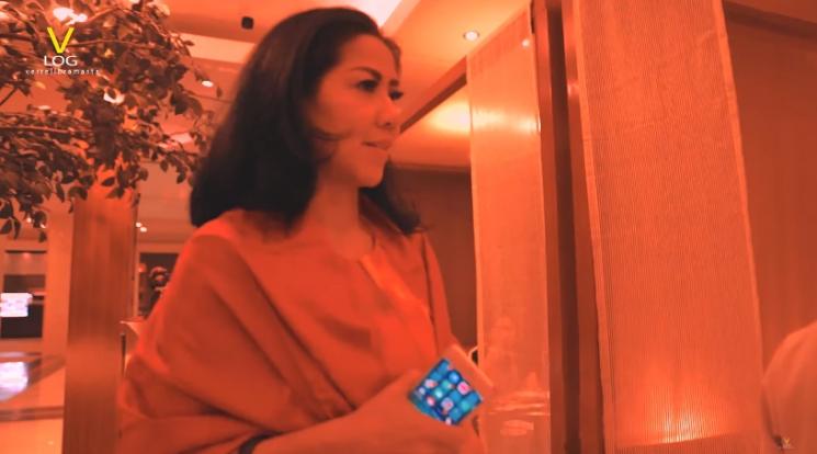 Reaksi Venna Melinda saat tahu ada Ivan Fadilla. (Youtube/@VRLBramasta)