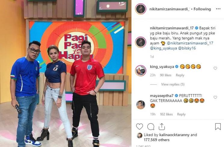 Uya Kuya, Nikita Mirzani dan Billy Syahputra (Instagram/@nikitamirzanimawardi_17)