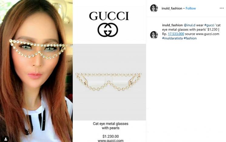 Koleksi Kacamata Inul Daratista (Instagram/@inuld_fashion)