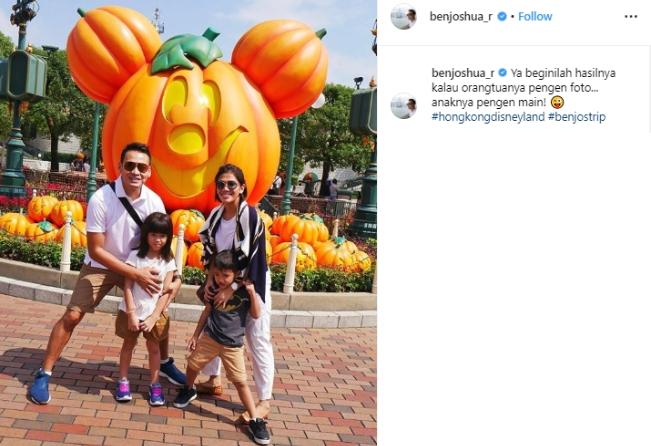 Ben Joshua dan keluarga. (Instagram/@benjoshua_r)