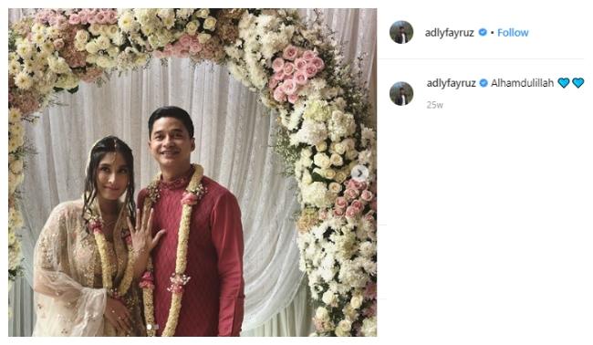 Adly Fayruz dan Angbeen Rishi. (Instagram/@adlyfayruz)