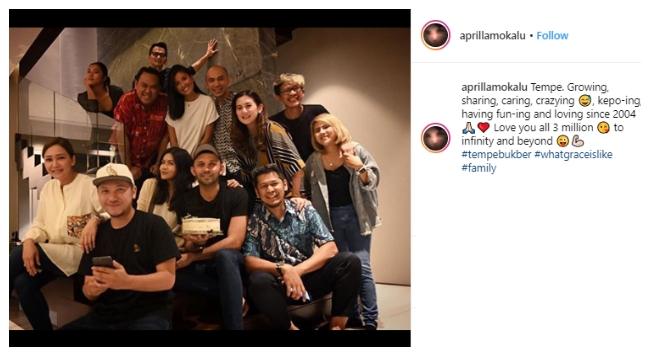 Geng Tempey. (Instagram/@apriliamoku)